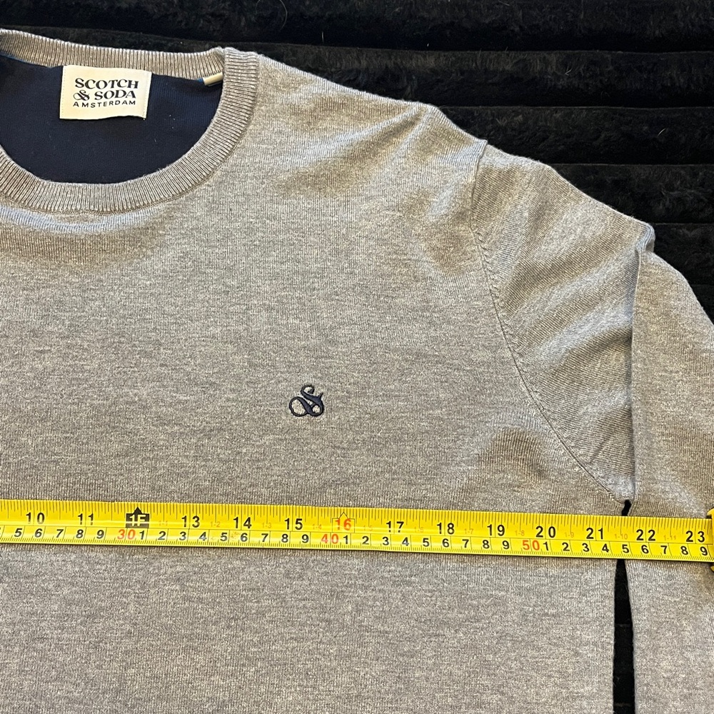 Scotch & Soda Classic Grey Crewneck Sweater
